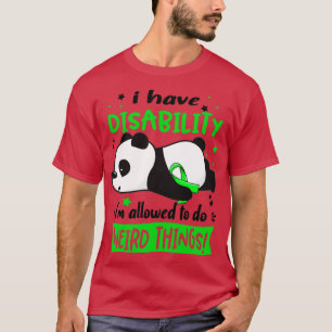 Ik heb een handicap die mij in staat stelt om vree t-shirt