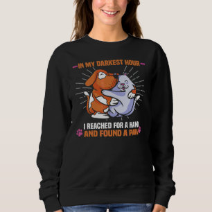 Ik heb een handje bereikt en een paar dierenrechte trui