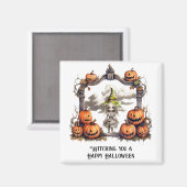 Ik heb een Happy Halloween bij je. Magneet (Voorkant / Achterkant)