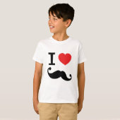 Ik heb een harttwirly Mustache T-shirt (Voorkant volledig)