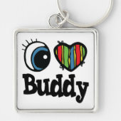 Ik heb een Heart (Love) Buddy Sleutelhanger (Voorkant)