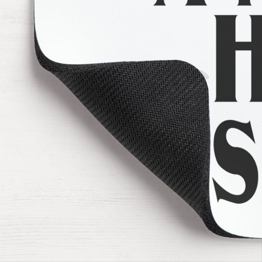 Ik heb een heel PSychotic Husband Funny Married Wi Muismat (Hoek)