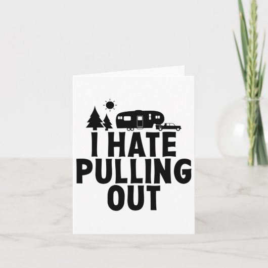 Ik heb een hekel aan het uittrekken van Camping 5t Kaart (Voorkant)