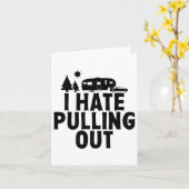 Ik heb een hekel aan het uittrekken van Camping 5t Kaart (Gele Bloem)