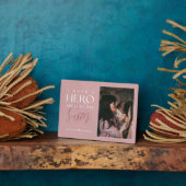 Ik Heb een Held die Ik Zuster Noem Foto Aandenken Fotoplaat (Zijkant)