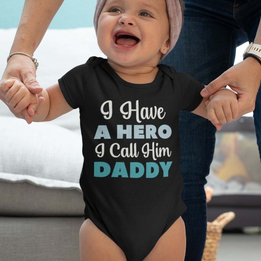 Ik Heb Een Held Die Noem Ik Papa Romper