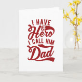 Ik heb een held kaart (Gele Bloem)