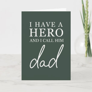 Ik heb een Hero Fathers Day Kaart