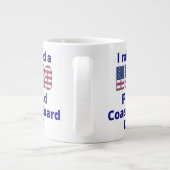 "Ik heb een HERO opgevoed, Proud COAST GUARD DAD!  Grote Koffiekop (Achterkant)