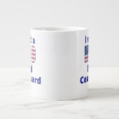 "Ik heb een HERO opgevoed, Proud COAST GUARD DAD!  Grote Koffiekop (Voorkant)