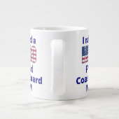 "Ik heb een HERO opgevoed, Proud COAST GUARD MOM!  Grote Koffiekop (Achterkant)