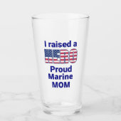 "Ik heb een HERO opgevoed, Proud Marine Mam Glas (Voorkant)