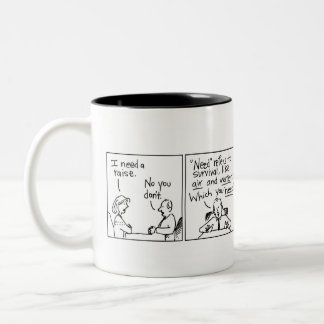 "Ik heb een hogere cartoon mok nodig