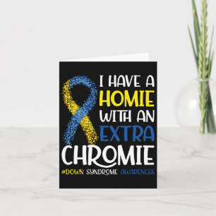 Ik heb een homie met een extra chroomlaagsyndroom kaart