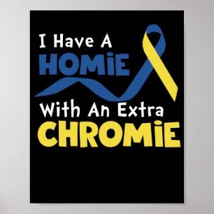 Ik heb een homie met een extra chroomlaagsyndroom poster