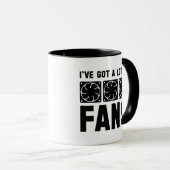 Ik heb een hoop Mok voor een ventilatorkoffie (Voorkant rechts)