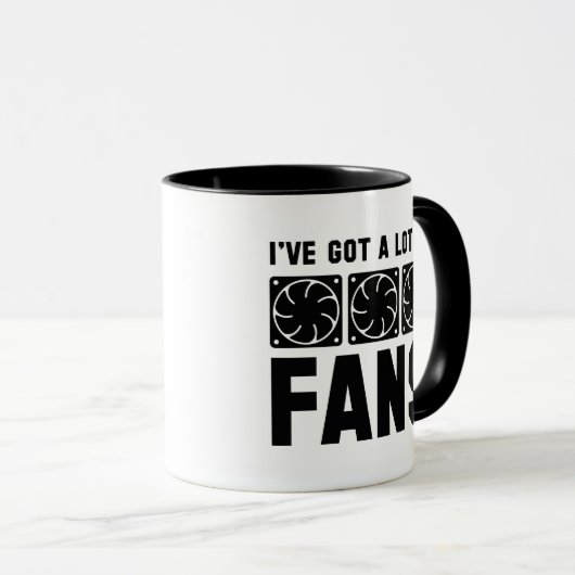 Ik heb een hoop Mok voor een ventilatorkoffie (Voorkant rechts)