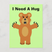 Ik heb een hug nodig briefkaart (Voorkant)