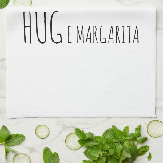 Ik heb een HUGe Margarita nodig Theedoek (Gevouwen)