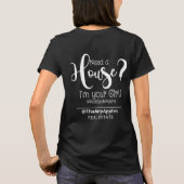 Ik heb een huis nodig voor je meisje Tas. T-shirt (Achterkant)