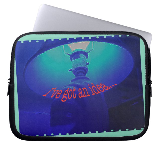 Ik heb een idee... laptop sleeve (Voorkant)