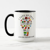 Ik heb een idee om een Dustin Stevens boek te leze Mok (Links)