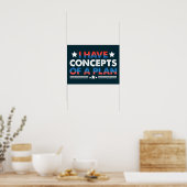 Ik heb een idee van een grappig plan poster (Keuken)