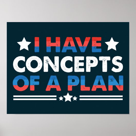 Ik heb een idee van een grappig plan poster (Voorkant)