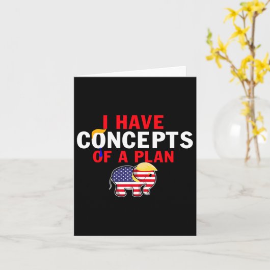 Ik heb een idee van een grappig plan van Trump Har Kaart (Gele Bloem)