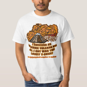 Ik heb een IJslandse vulkaanoverhemden en Mokken o T-shirt