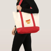 IK HEB EEN KARATESLAG OVERLEEFD TOTE BAG (Voorkant (product))