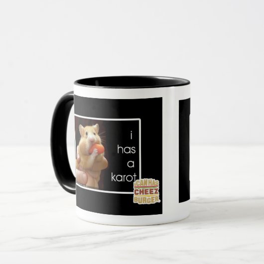 Ik heb een karot mok (Voorkant links)
