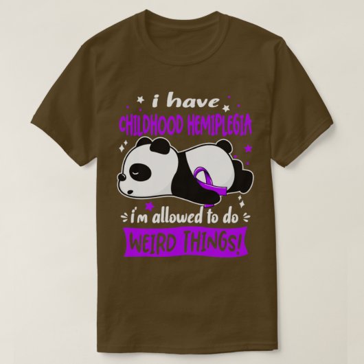 Ik heb een kind met hemiplegie... die me in staat  t-shirt (Design voorkant)
