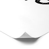 Ik heb een klap op je Oranje Pop Pun. Poster (Hoek)