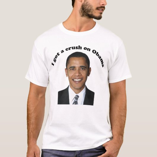 Ik heb een klap op Obama Girl. T-shirt (Voorkant)
