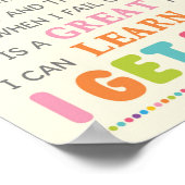 Ik heb een klaslokaal met groeidemper poster (Hoek)