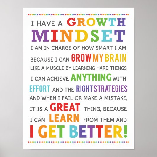 Ik heb een klaslokaal met groeidemper poster (Voorkant)