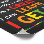 Ik heb een klaslokaal met groeidemper poster (Hoek)