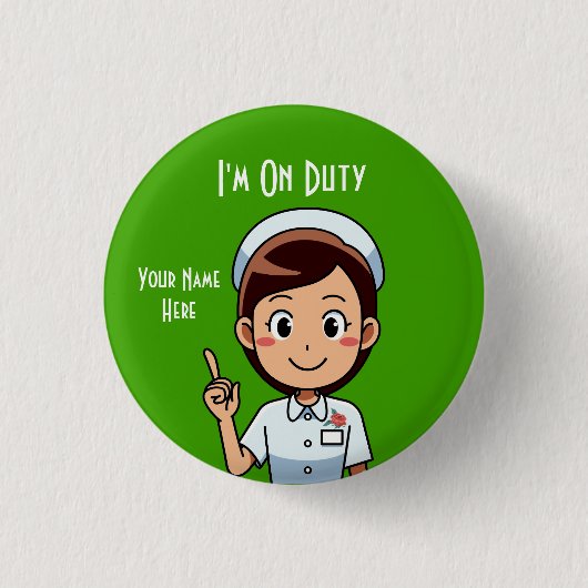 Ik heb een kleine, 1¼ inch ronde Button (Voorkant)