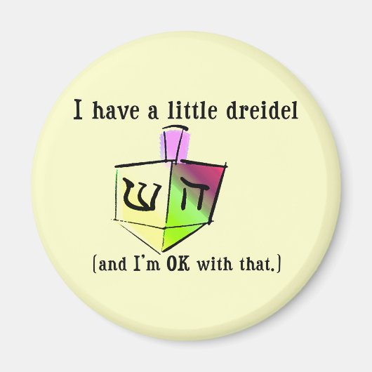 Ik heb een kleine Dreidel Magneten (Voorkant)