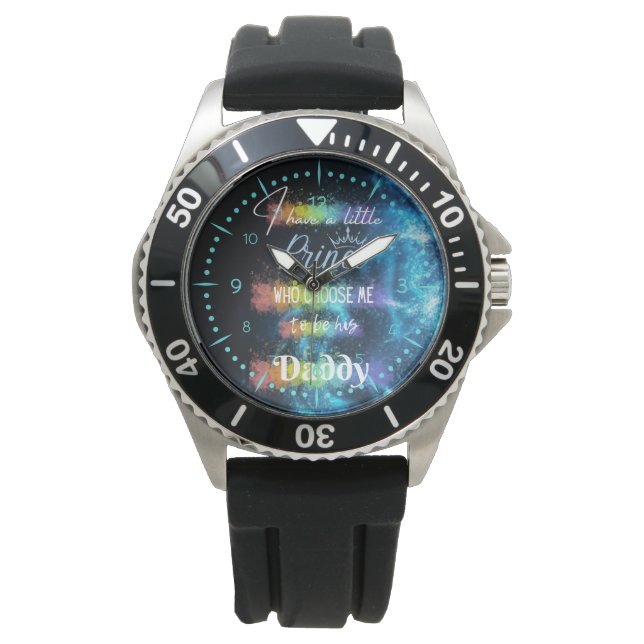 Ik heb een kleine prins | LGBTQ | Pap Horloge (Voorkant)