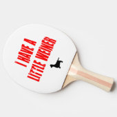 Ik heb een kleine Weiner grap Tafeltennisbatje (Zijkant)