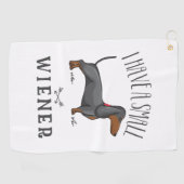 Ik heb een kleine worst golfhanddoek (Horizontaal)