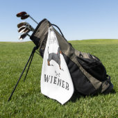 Ik heb een kleine worst golfhanddoek (Groen)