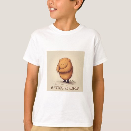 Ik heb een knuffel Canvas tas nodig T-shirt (Voorkant)