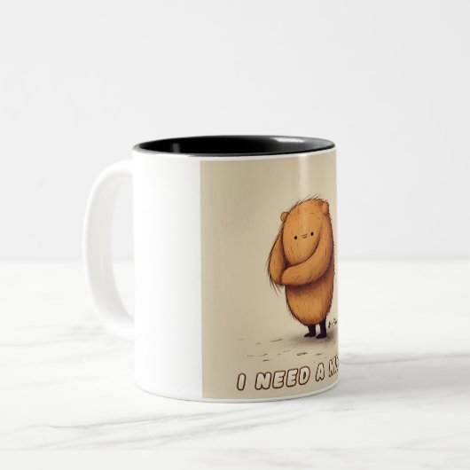 Ik heb een knuffel Mok nodig (Voorkant links)