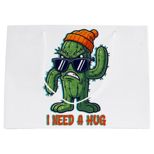 Ik heb een knuffel nodig groot cadeauzakje (Voorkant)