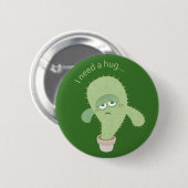 Ik heb een knuffel nodig... Knopen! Ronde Button 5,7 Cm (Voorkant /achterkant)