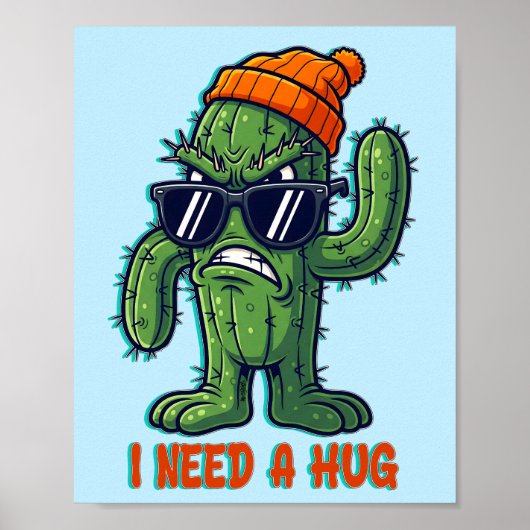 Ik heb een knuffel nodig poster (Voorkant)