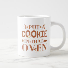 Ik heb een koekje in die Oven Xmas koppel bijpasse Grote Koffiekop